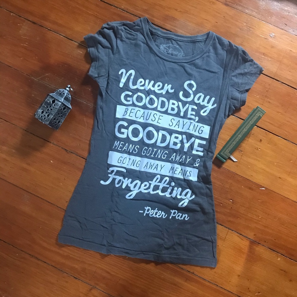 Peter Pan Disney Quote Shirt